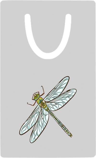 Hacebo® - Libelle metalen boekenlegger - Insecten - Dieren liefhebbers - Dieren - dierendag Bladwijzer boekenleggers - 7.6 cm x 5cm