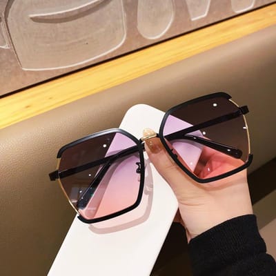 Vierkante Zonnebril voor Dames Oversized Witte Thee Origineel Merk Design Zonnebrillen Dames Tinten Reis Zonnescherm Gafas De Sol