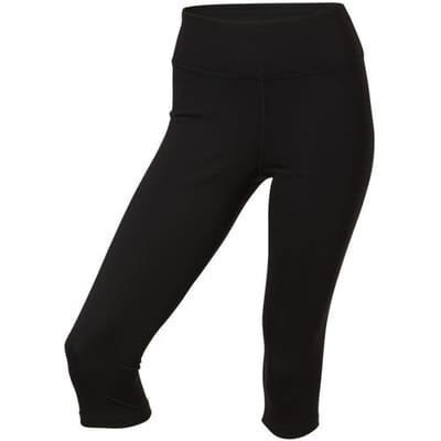 CRIVIT Dames capri sportlegging (Zwart, XS (32/34))