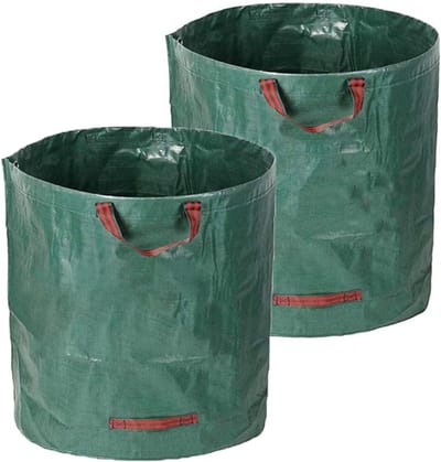 Tuinzakken Set - Afvalzakken Tuin - Tuinafval Verzamelen - Scheurbestendig Materiaal - 160L Per Stuk - Groen