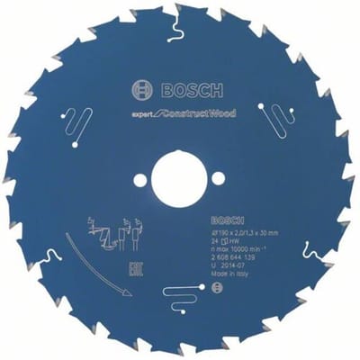 Bosch Accessories Expert for Construct Wood 2608644139 Cirkelzaagblad 190 x 30 x 1.3 mm Aantal tanden: 24 1 stuk(s)