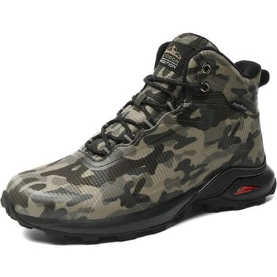Heren Trailrunningschoenen Waterdicht Schoeisel Jongens Buitensport Trekking Antislip Wandelsneakers Man Winterlaarzen 47 camouflage