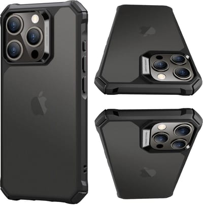 ESR Air Armor Back Cover Hoesje Zwart Geschikt voor Apple iPhone 15 Pro Max