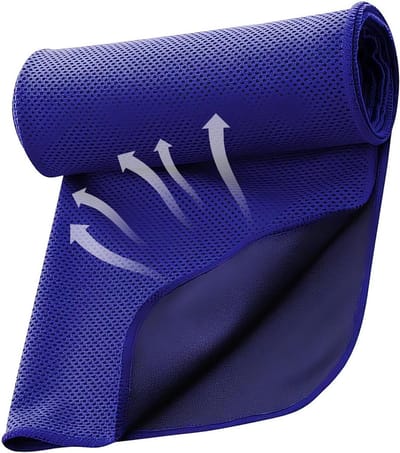 Sporthanddoeken - Koelhanddoeken - Sport en Fitness - Snel Zweet Absorberend - 30 x 100 cm - Royal Blauw