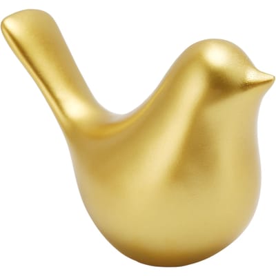 Gouden Kleine Vogels Beeldje Gouden Kleine Vogels Beeldjes Figuur Decoratieve Ornamenten voor Woonkamer beige