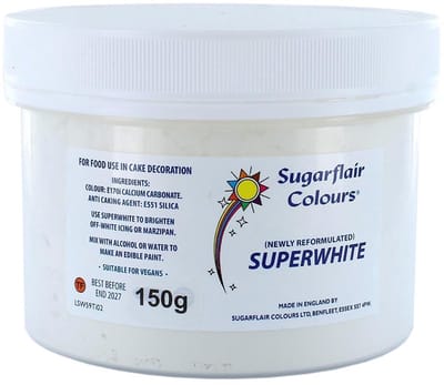 Sugarflair - Superwhite Icing - Whitener - 150g