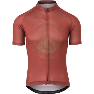 Gravel Fietsshirt Venture Heren - Rood - S