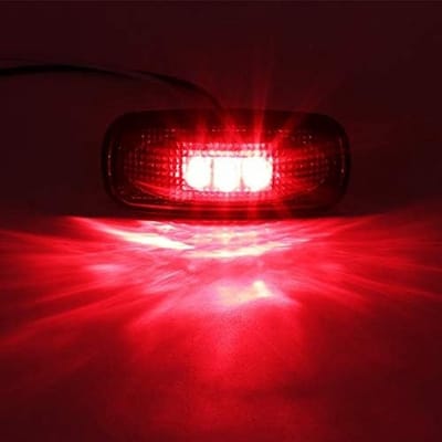 LED Zijmarkeringsknipperlichten 10-30V voor Vrachtwagens en Aanhangwagens - Waterdicht en Duurzaam