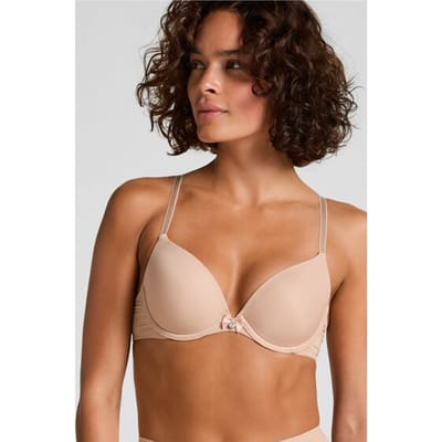 Hunkemöller Voorgevormde BH Plunge - beige - Maat B75