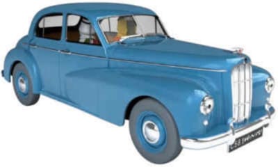 KUIFJE - AUTO - MOULINSART - DE MORRIS 6 VAN DE PARTIZANEN - SCHAAL 1/24 - #53