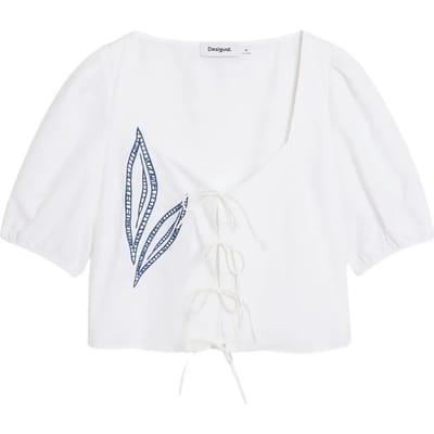 Blouse met decoratieve sluiting voor dames Desigual