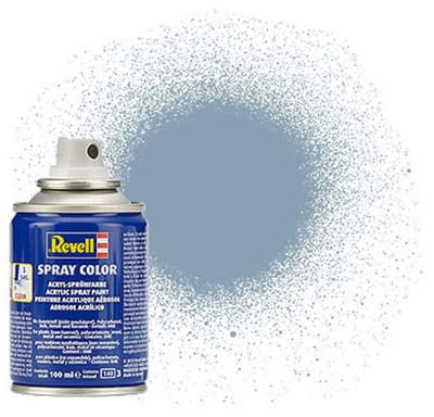 Revell Hobbyverf Acrylverf - #374 Grey - Satin - Acryl Spray - Verf spuitbus - 100 ml