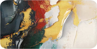 WC mat 120x60 cm - Antislip - Modern - Kerst - Abstract - Goud - Toiletmat - Vloermat - Douchemat - Toilet tapijt - Toiletmatten