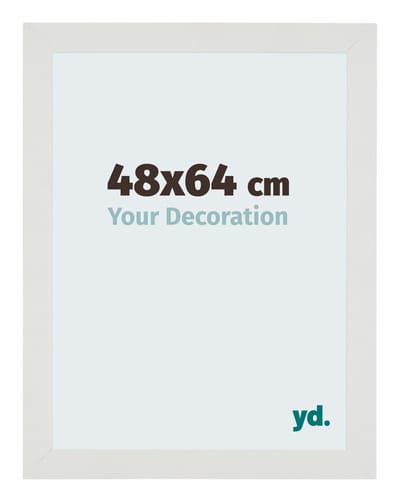 Your Decoration - Puzzellijst 48x64 cm - Wit Mat - Puzzellijst 500-1000 stukjes - MDF Fotolijst - Mura