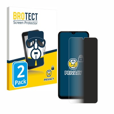 BROTECT - privacy screenprotector voor Nokia G42 5G - Folie Beschermfolie Blauwlichtfilter 2 Stuks