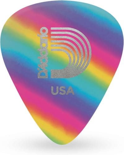 D'Addario Rainbow Picks 0,70 mm 10-pakket, 1CRB4-10 - Plectrum set