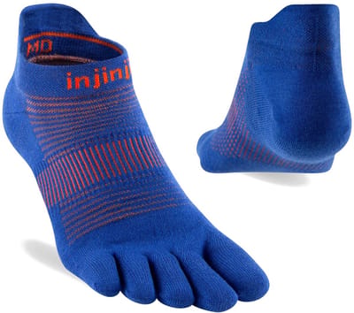 Injinji Teensokken Run Leightweight No-Show Coolmax Unisex IS281110 sapphire L=44,5-47