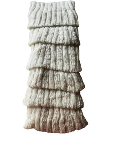 Modieuze Warme Beenwarmers / Sleever / Legwarmer | Beenwarmer | One Size - Wit