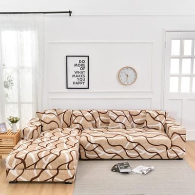 Housses de canapé extensibles pour les besoins du salon, choisissez 2 pièces, housses de canapé pour Chaise Longue en forme de L, canapé sectionnel d'angle 1pc 1-Seat 90-140cm