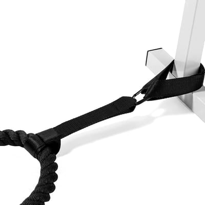 Ankerriem Touw - Bevestigingsgordel Kracht - Thuis Fitness - Duurzaam Materiaal - 18cm Pakket - Zwart