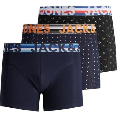 JACK & JONES- JACHENRIK TRUNKS 3 PACK NOOS - Heren - Trunks