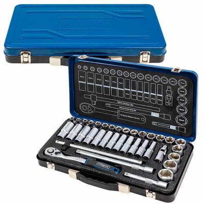 Scheppach SCH-4362M - Dopsleutelset - 36 Delig - 1/2” - 8-32mm