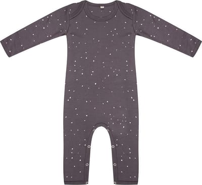 Little Indians Jumpsuit Dots Junior Katoen Grijs/wit Maat 62