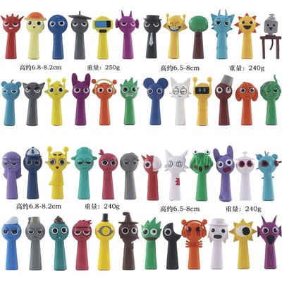 Grappige Sprunky Figuur Beeldje Figuur Juguete PVC Spel Sprunki Actie en Speelgoedfiguren Collectie Duurzaam Perfect Cadeau