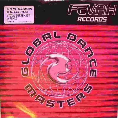 LP Plaat GRANT THOMSON & STEVE RYAN (4) - Total Supremacy FH011 Fevah House Rec 2002 Japan Dance & Electronica Gebruikt black