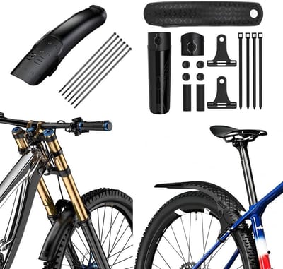 Verstelbaar achterspatbord voor mountainbike en stadsfiets, boorvrije montage, afneembaar design, geschikt voor 24-29 inch wielen