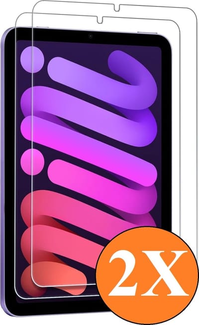 Screenprotector geschikt voor iPad Mini 7 2024 (A17 Pro) 2 packs / Tempered glass iPad Mini 6 8.3 inch 2021