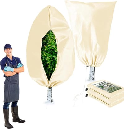 Winterse plantenbescherming - 2 stuks isolerende hoezen voor optimale groei en bescherming tegen kou