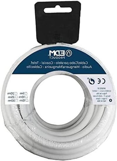 Slanghaspel Plat - Tuinslangoprol - Water Geven - Compact Ontwerp - 10 Meter - Wit