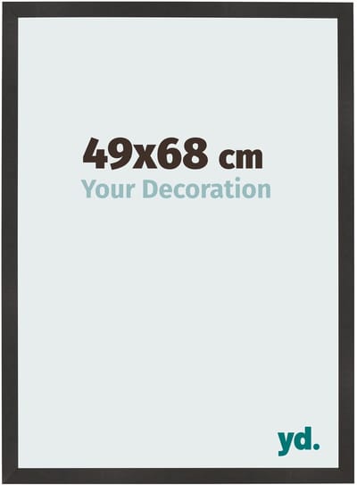 Your Decoration - Fotolijst 49x68 cm - MDF - Zwart Mat - Bologna