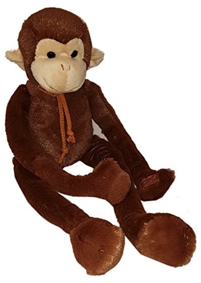 Pluche aap - Knuffel dier - Spelen en knuffelen - Zacht gevuld - 45 cm - Bruin