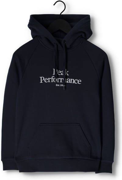 Peak Performance W Original Hood Truien & vesten Dames - Sweater - Hoodie - Vest- Blauw - Maat XS