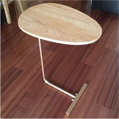 Bijzettafel Rond - Sidetable Salontafel - Opbergen Woonkamer - Stabiel en Makkelijk - Niet Gespecificeerd - Wit