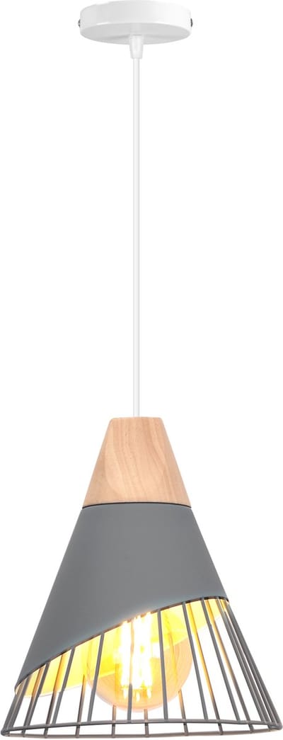 Hanglampen Moderne E27 Kroonluchter Creatieve Plafondlamp voor Slaapkamer Woonkamer Keuken Grijs
