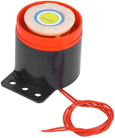 Dailygoody - Elektronisch alarm - Actieve piëzo-zoemer - 110 dB geluid - 220 V AC - Brandalarm - Geschikt voor rampen - Compact formaat
