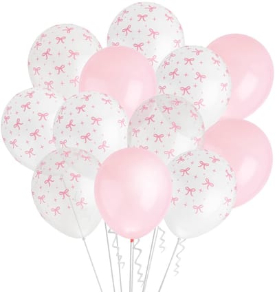 Dailygoods- Strikballonnen 24 Stuks - Latex Ballonnen - Feestbenodigdheden - Verjaardagsballonnen - Bruiloft Ballonnen - 30 cm Grootte - 3 Stijlen - Feestballonnen