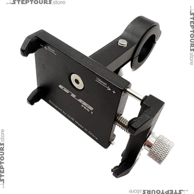 Smartphone houder voor e-step, past op NINEBOT-SEGWAY MAX G30 (als andere e-steps mogelijk) (GUB) by Step Tours