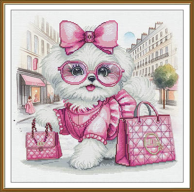 Borduurpakket Nova Sloboda - Miss Dior - Mevrouwtje Dior