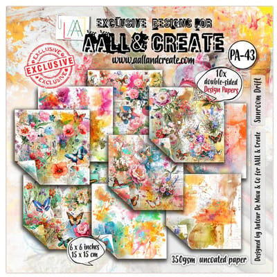 Aall & Create Design Paper 15x15 cm - Sunroom drift
