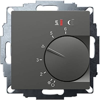 Eberle 547816054302 UTE 2800-R-Anthrazit-55 Kamerthermostaat Montagewijze: Inbouw (in muur) Verwarmen 1 stuk(s)