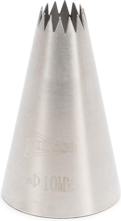 Patisse Spuitmondje Kroon 6 Mm Rvs Zilver
