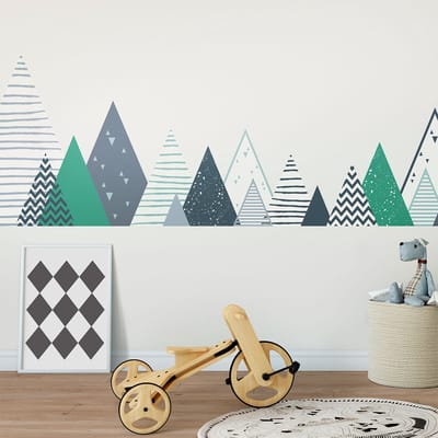 Kinderstickers van Scandinavische bergen, Zorka, 100 x 170 cm