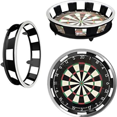 Dartbord surround ring - Dartbord verlichting led surround - Dartbord verlichting voordeelpakket - 59 x 57 x 15 cm; 21 Kg - Zilver