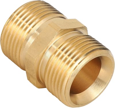 Hoge Druk Spuitadapter M22 voor Hogedrukreinigers - 14mm Mannetje Draad Aansluiting en Verlenging voor Slangen