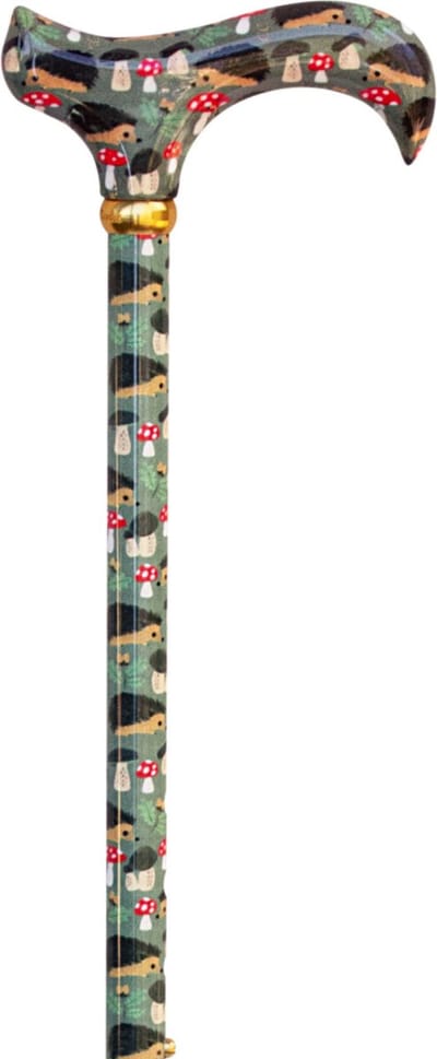 Classic Canes Verstelbare wandelstok - Egels - Verstelbaar - Lengte 73 - 95 cm - Extra Korte Stand - 63 cm - Aluminium - Derby handvat - Gewicht 265 gram - Diameter wandelstok 16 mm - Wandelstokken - Voor heren en dames - Uitschuifbare wandelstok