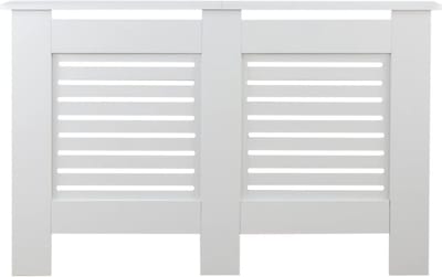 DD® Radiatorombouw - Radiatorbekleding - Verwarming Ombouw - Radiatorbehuizing - Breed - Omzetting voor Verwarming - 19x112x82cm - Wit